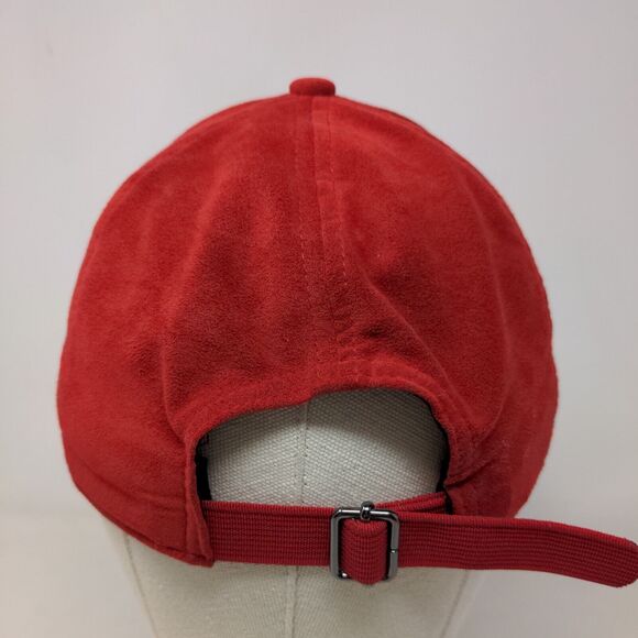 New Era Bandier Men's Slideback Hat Red Adjustable Blank Embroidered Logo - Picture 7 of 10